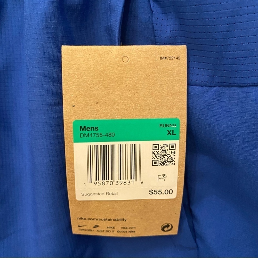 NWT~NIKE Men Blue Stride Running Lined Athletic Shorts Size XL - Picture 6 of 11